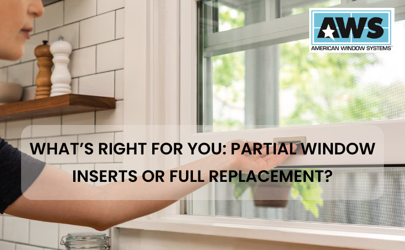 What’s Right for You: Partial Window Inserts or Full Replacement?