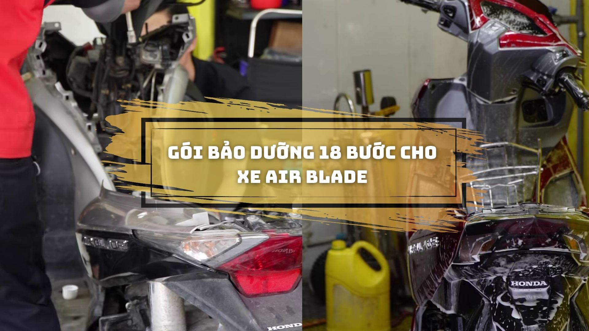 Gói bảo dưỡng 18 bước cho xe Air Blade