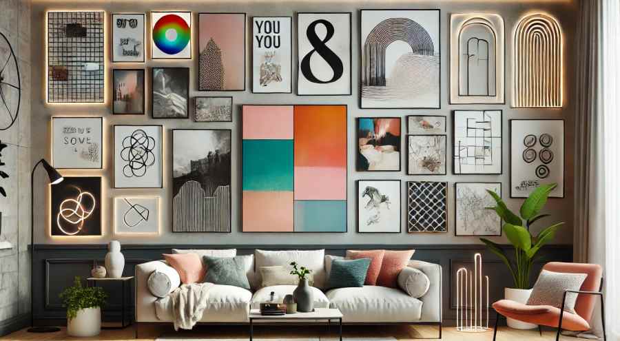 20 Trending Art Ideas for Modern Home Décor 2024 - Trendy Art Ideas