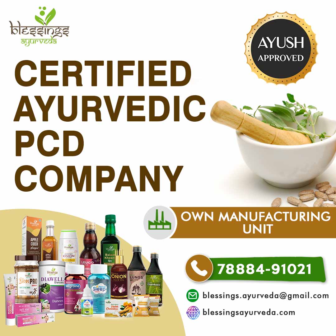 Certified Ayurvedic PCD Company - Blessings Ayurveda