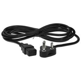 Buy 10ft South Africa / India BS546 3-pin Plug to IEC C19 Power Cord