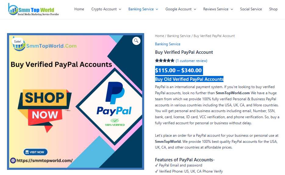 Buy Verified PayPal Accounts