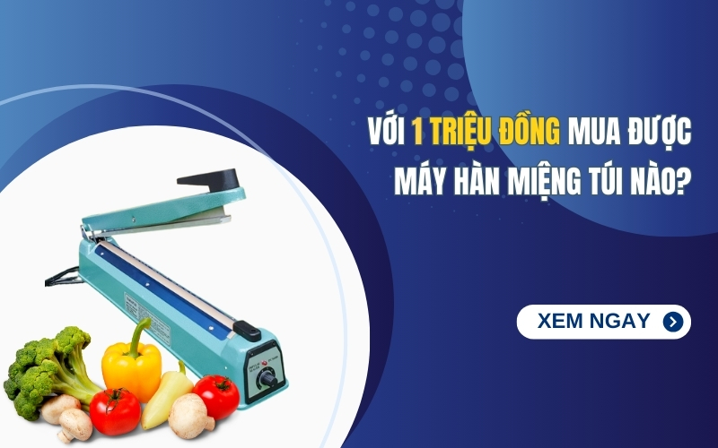 Với 1 Triệu Đồng Mua Được Máy Hàn Miệng Túi Nào?