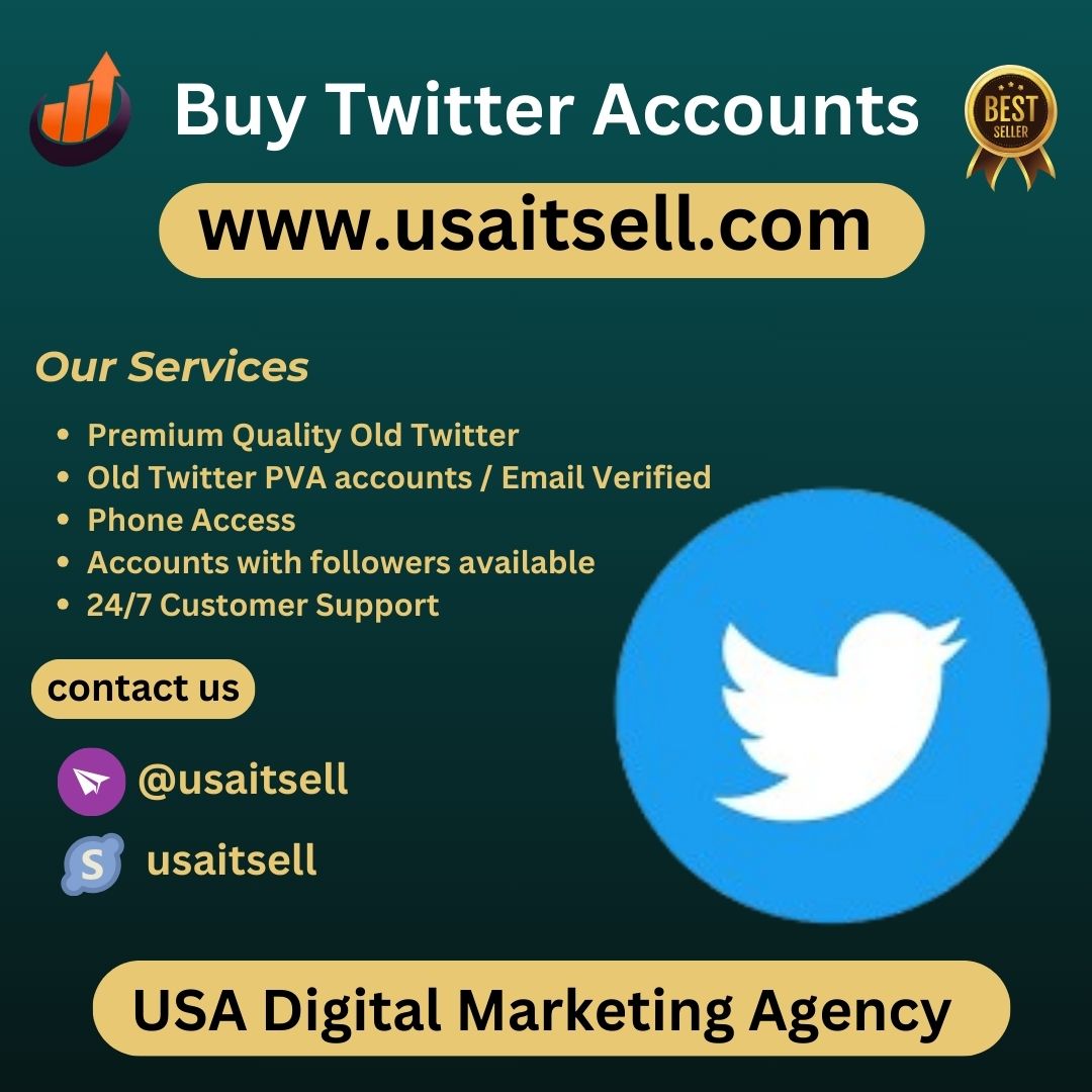 Buy Twitter Accounts - 100% Safe Twitter Accounts for sale