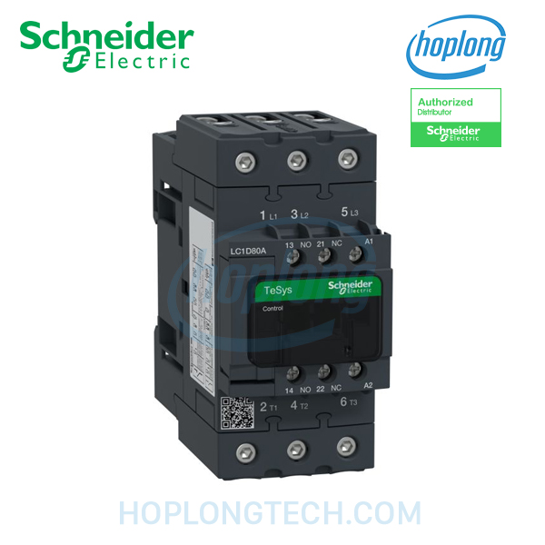 LC1DT80AB7 Schneider - 4P - 80A - (1NO+1NC) - 24VAC
