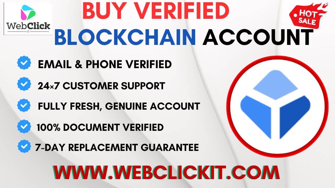 Buy Verified Blockchain Accounts - WebClickIT