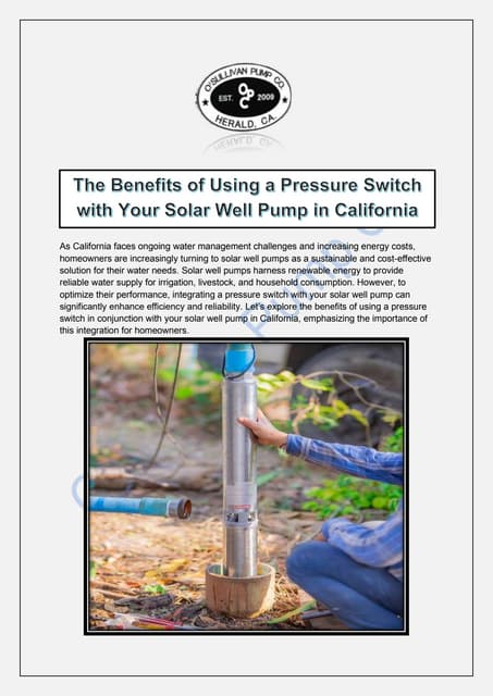 The Benefits of Using a Pressure Switch with Your Solar Well Pump in California.pdf