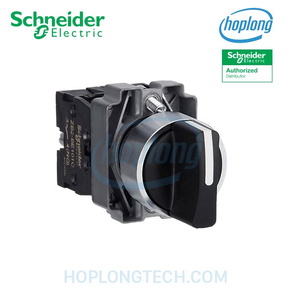 XB2BD53C Schneider - Phi 22 - 3 vị trí - 2NO - Tự giữ