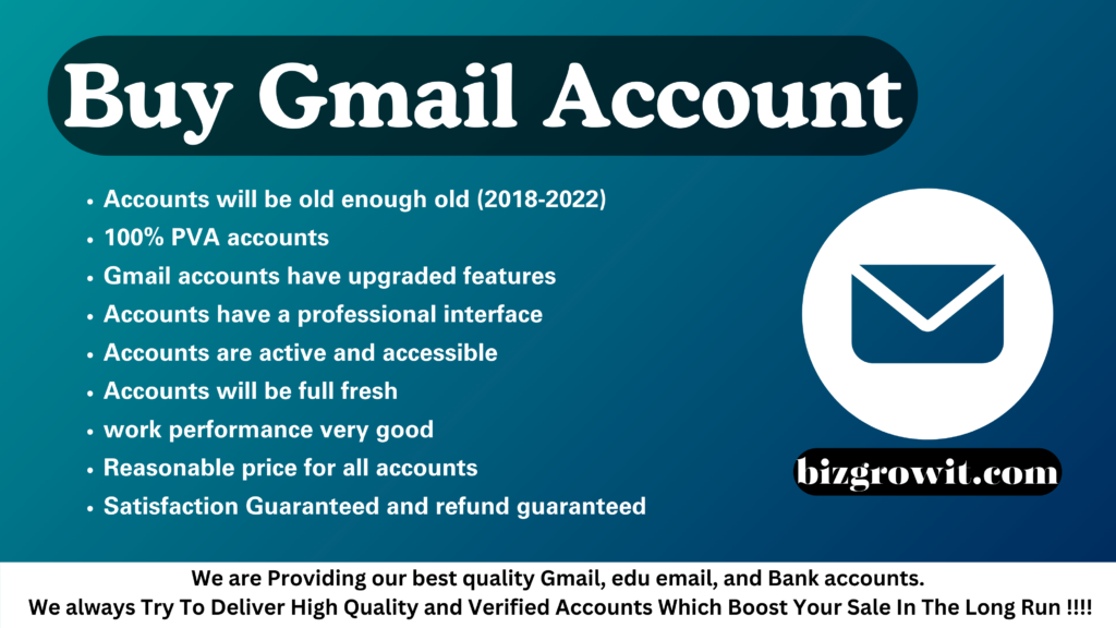 Buy Old Gmail Accounts - Verified & Aged for Reliability