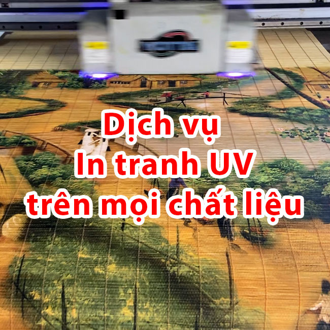 In tranh UV là gì? Tại sao nên in tranh UV tại PodDecor