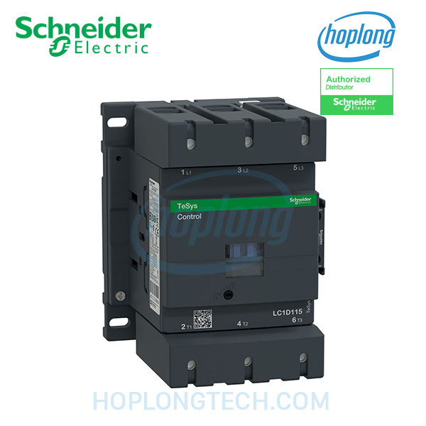 Contactor LC1D115V7 Schneider - 3P - 115A - 400VAC 50/60Hz