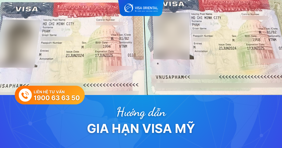 Tất tần tật kinh nghiệm gia hạn visa Mỹ qua đường bưu điện 2025