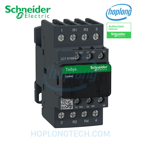 Contactor LC1D188U7 Schneider - 4P - 32A - 240VAC 50/60Hz