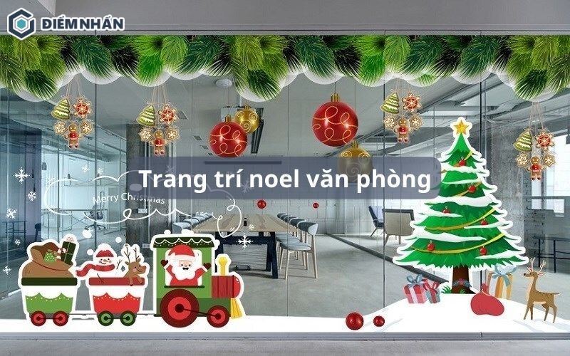13 Ý tưởng trang trí noel văn phòng đẹp, đơn giản 2025