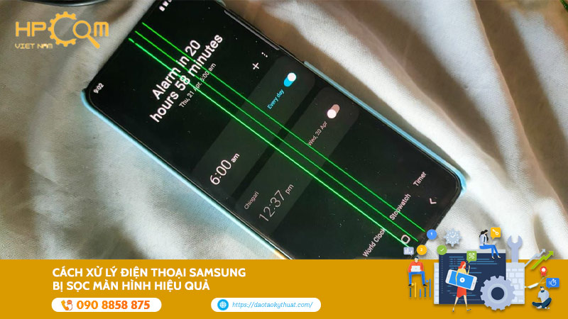 Cách Xử Lý Điện Thoại Samsung Bị Sọc Màn Hình Hiệu Quả
