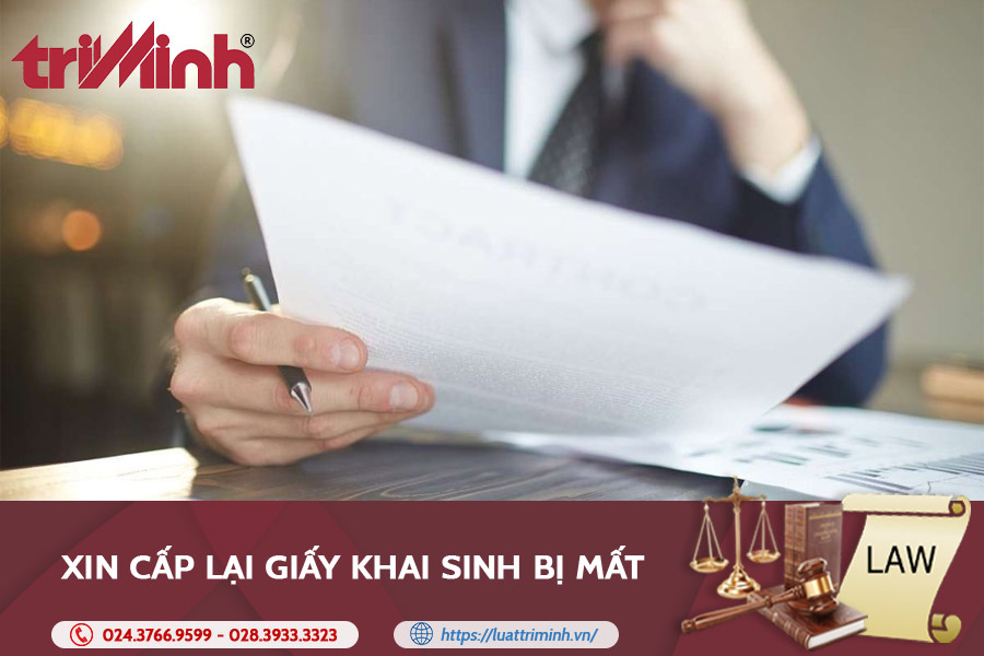 Có được Xin Cấp Lại Giấy Khai Sinh Bị Mất Không?