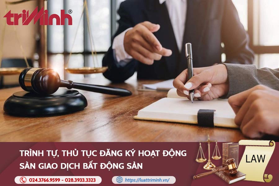 Thủ Tục đăng Ký Hoạt động Sàn Giao Dịch Bất động Sản