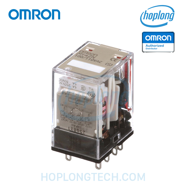 MY4ZN-CR AC100/110 Omron - 4 Poles (14 chân) - 3A - 100/110VAC