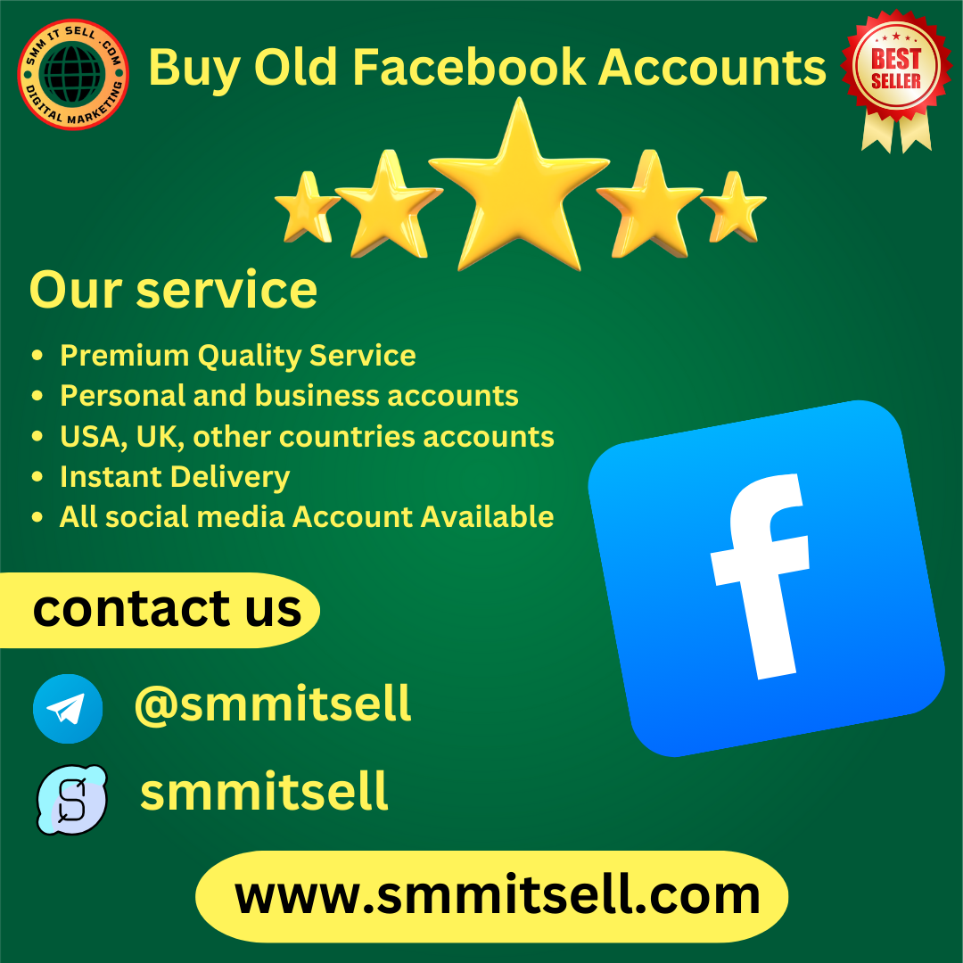 Buy Old Facebook Accounts - 100% Replacement guaranteed