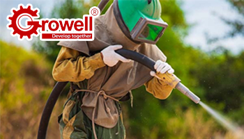 An toàn tuyệt đối với mặt nạ trùm đầu phun cát chuyên dụng