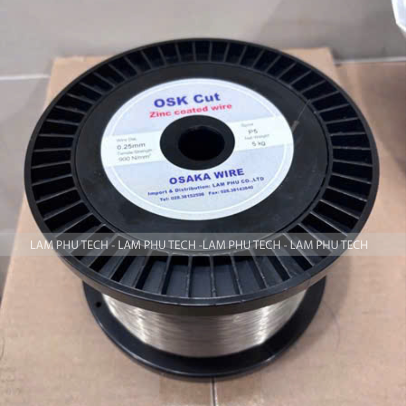 Dây Đồng Bọc Kẽm 0.2mm Cho Máy EDM