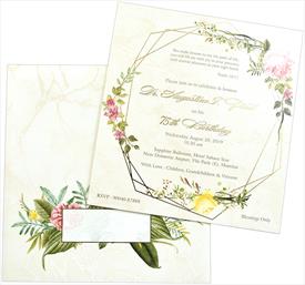 Floral Wedding Invitations, Floral Wedding Cards | Indian Wedding Card