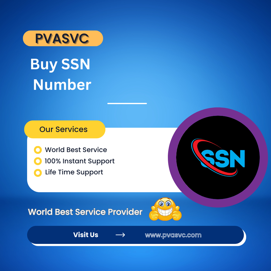 Buy SSN Number - From 100% Safe Seller