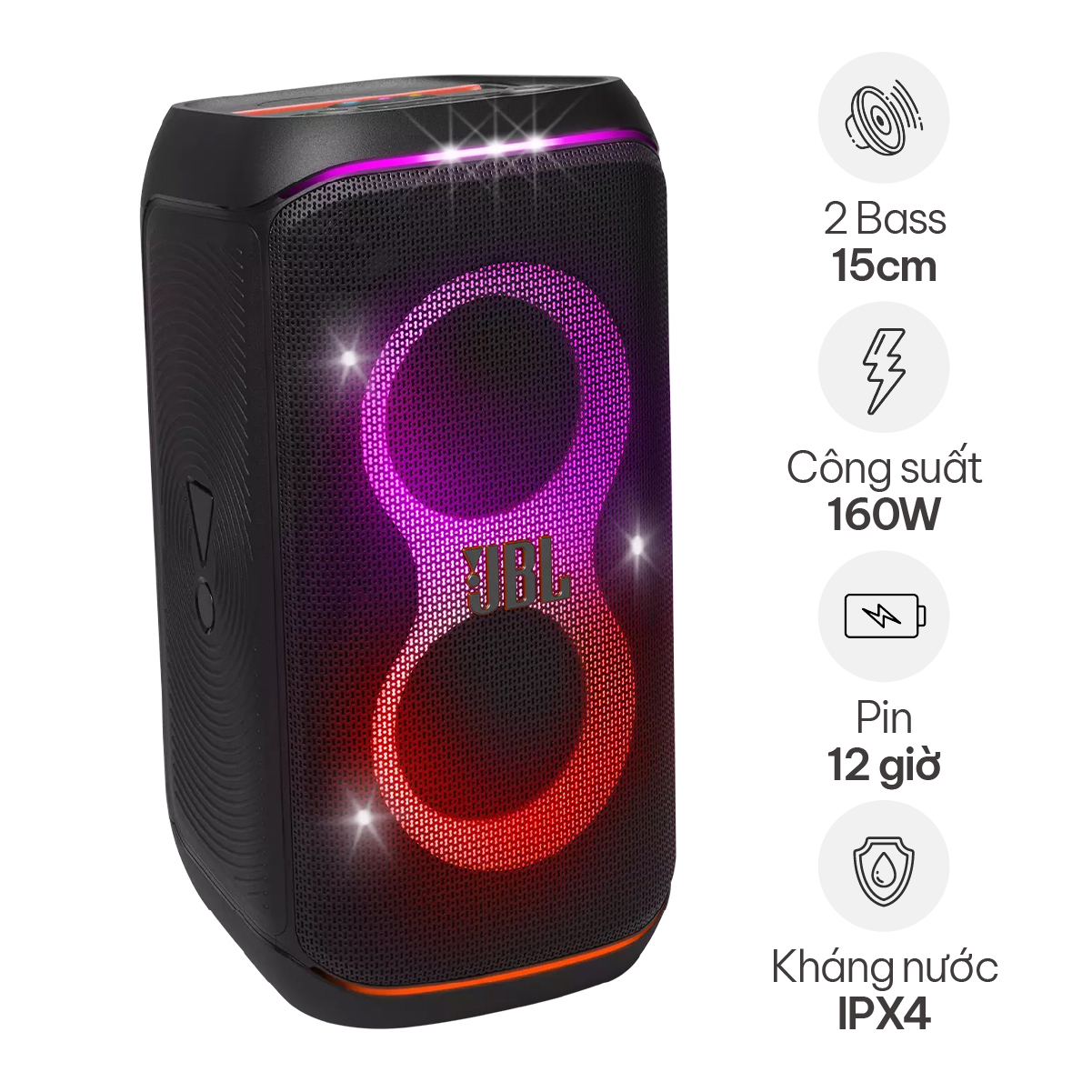 Loa JBL PartyBox Club 120 chính hãng, giá cực rẻ | Trả góp..