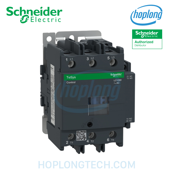 LC1D80BW Schneider - 3P - 80A - (1NO+1NC) - 24VDC