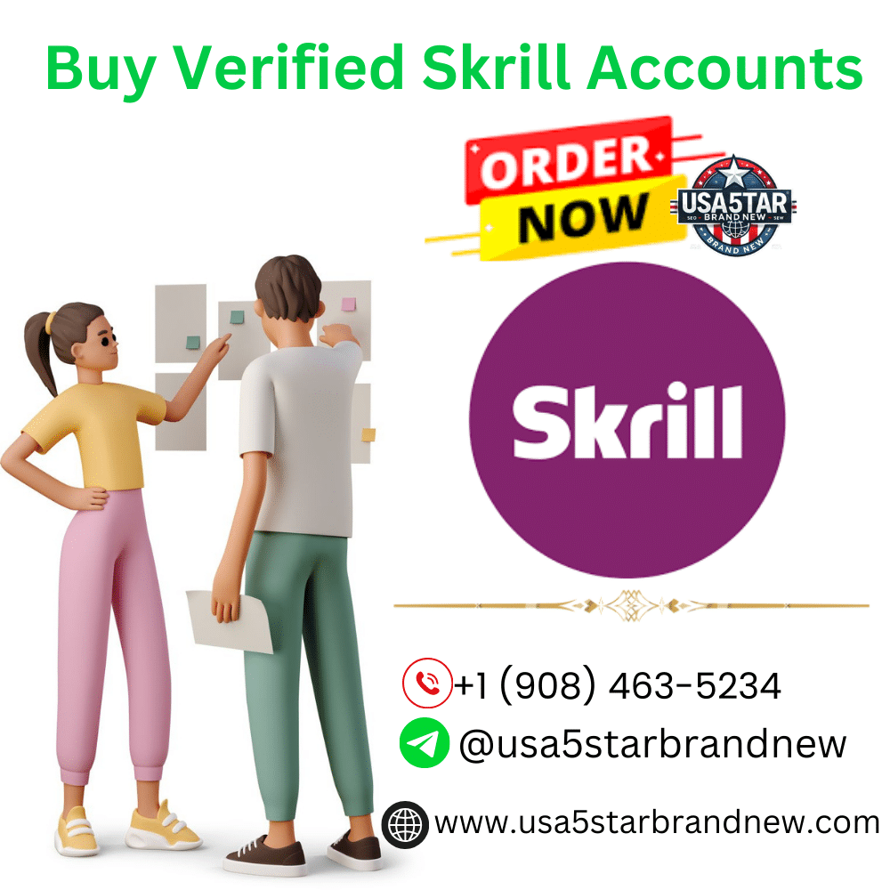 Buy Verified Skrill Accounts | Secure and Reliable, Payment Solutions EU, USA, UK Verified Skrill Accounts