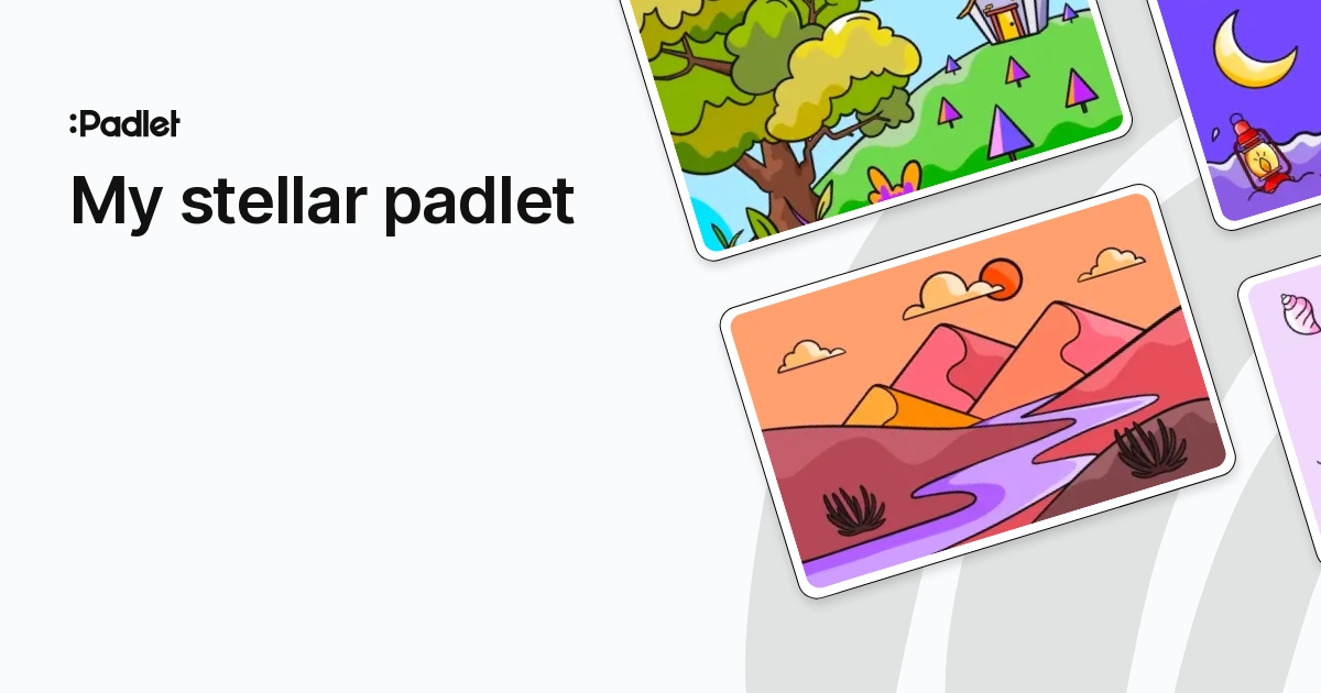My stellar padlet