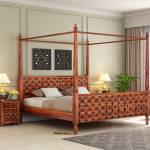 wooden bed design