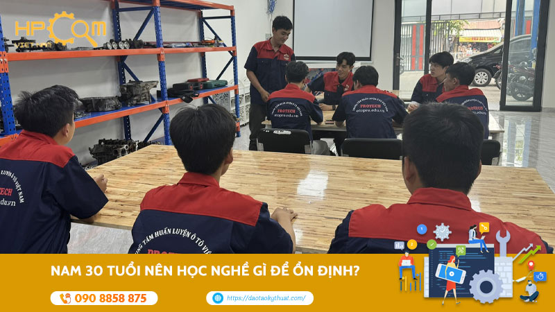 Nam 30 Tuổi Nên Học Nghề Gì Để Ổn định, Thu Nhập Tốt?