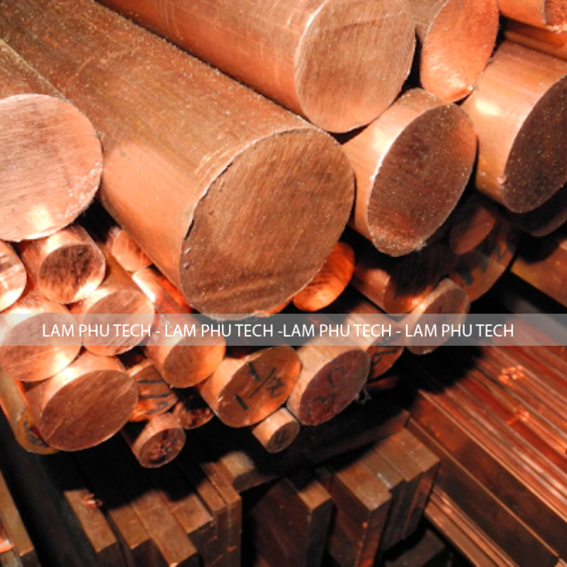 Đồng Đỏ C1100 Dạng Tấm, Thanh Vuông Và Tròn