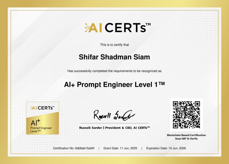 Get AI Prompt Engineer Certification (Level 1 Certification)