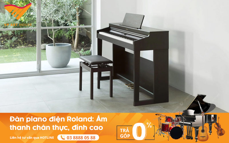 Đàn piano điện Roland - Âm thanh chân thực, đỉnh cao