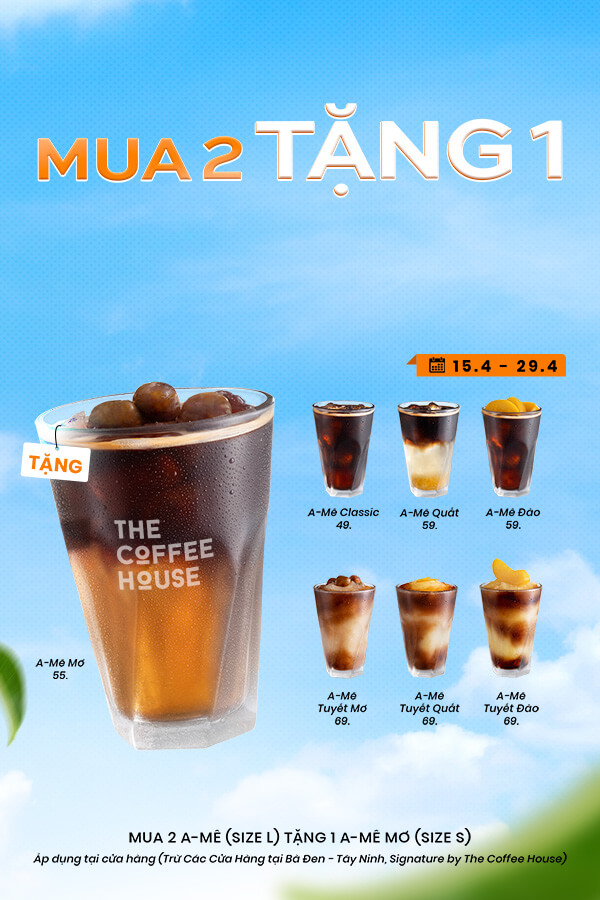 Voucher The Coffee House - Mã giảm giá hôm nay 03/06/2025