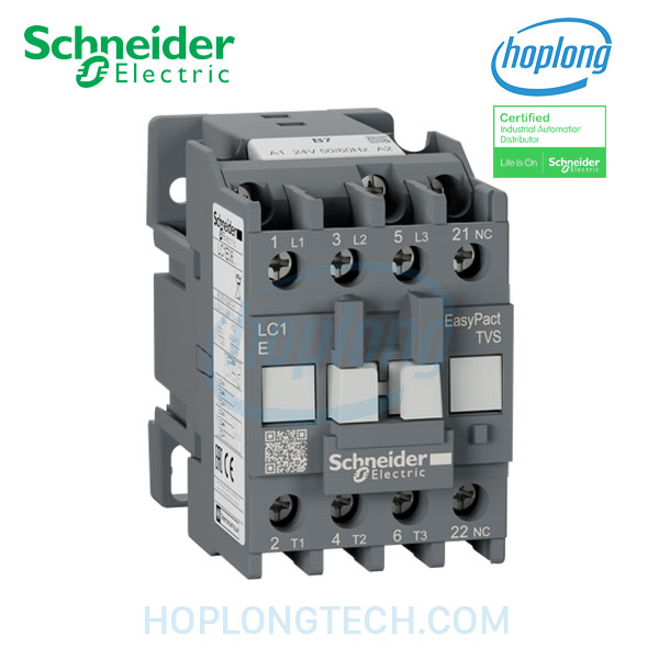 LC1E3801M6 Schneider - 3P - 38A - 220VAC 50Hz - 1NO+1NC