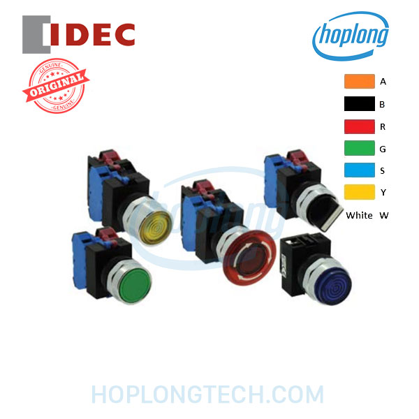 ASLW319922D-310-G-120V Idec - TW Series - Phi 22 - 3 vị trí - 2NO+2NC