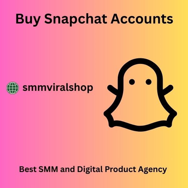Buy Snapchat Accounts - (PVA) Usa Fast Delivery Smmviralshop