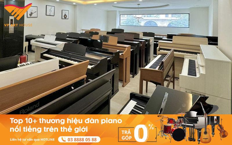Top 10+ thương hiệu đàn piano nổi tiếng trên thế giới