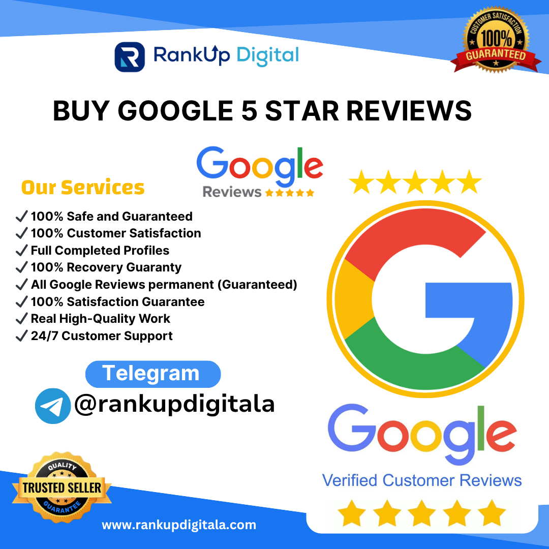 Buy Google 5 Star Reviews - RankUp Digital is Banking, Crypto accounts, Reviews and Digital Marketing service Provider Agency.