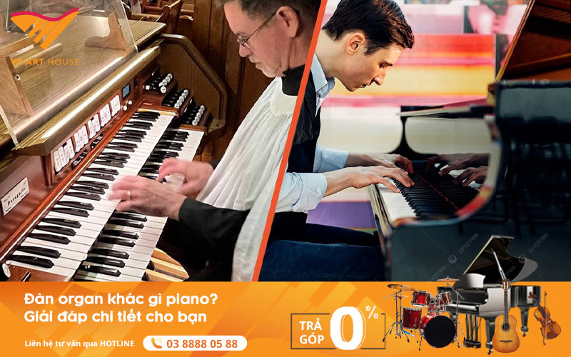 Đàn Organ Khác Gì Piano? Giải Đáp Chi Tiết Cho Bạn