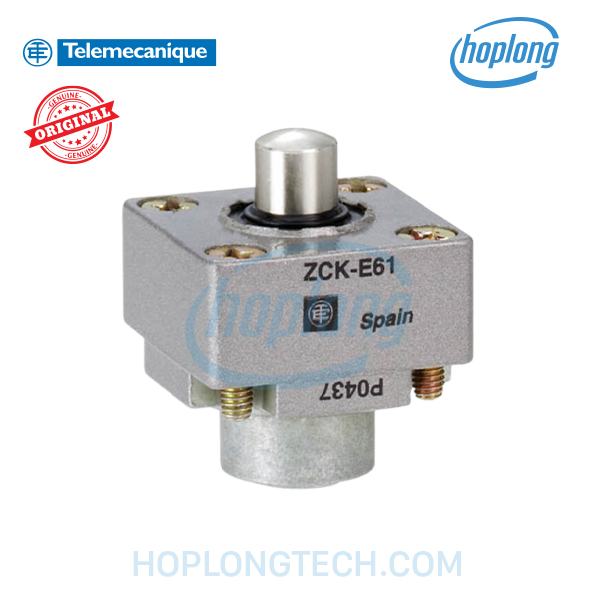 ZCKE61 Telemecanique - Lò xo pittông cuối cùng trả về kim loại
