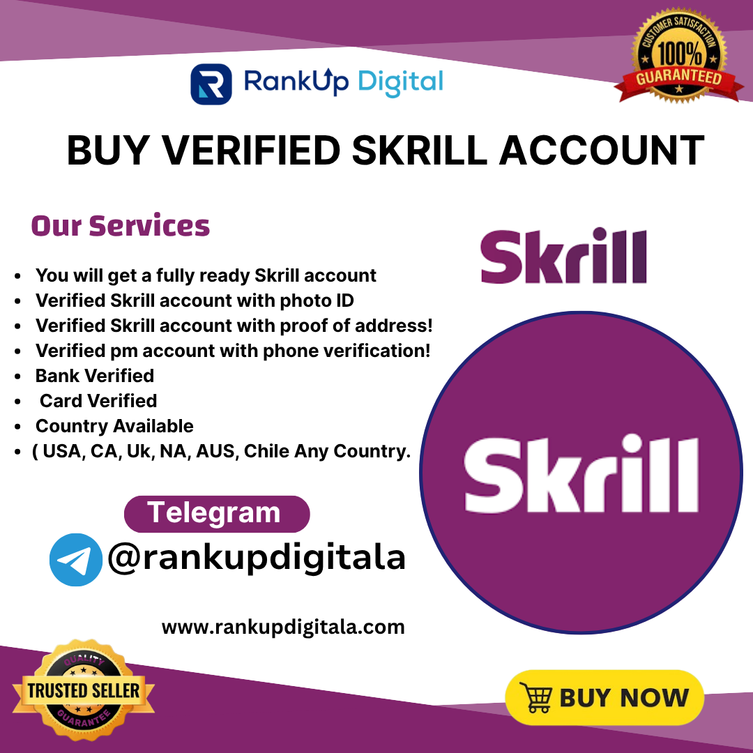 Buy Verified Skrill Account