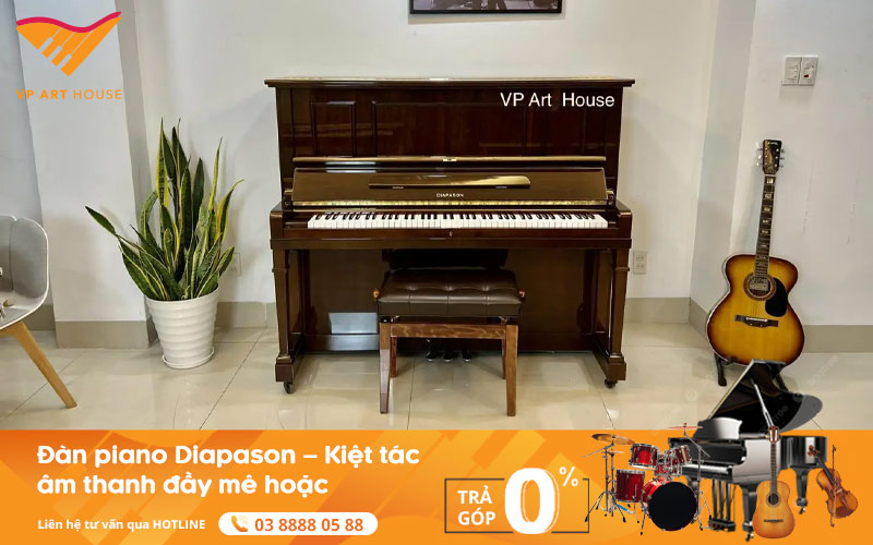 Đàn Piano Diapason – Kiệt Tác Âm Thanh Đầy Mê Hoặc
