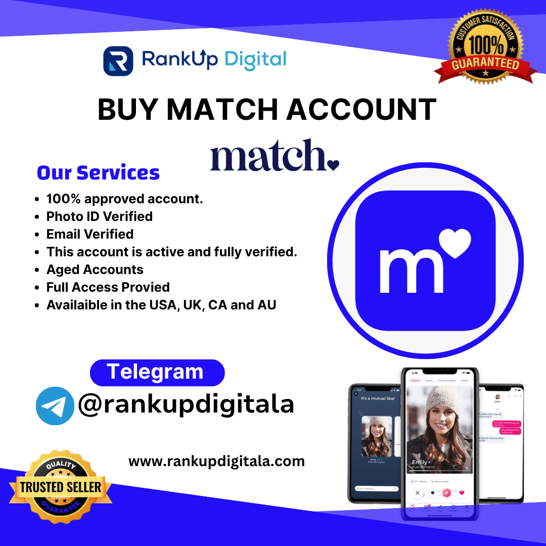 Buy Match Account - RankUp Digital is Banking, Crypto accounts, Reviews and Digital Marketing service Provider Agency.