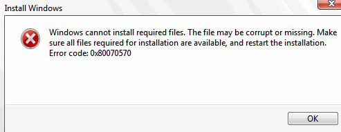 How to Solve Windows 10/11 Update Error Code 0x80070570