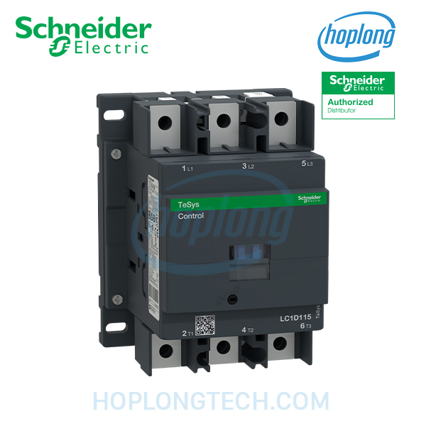 LC1D1156F7 Schneider - 3P - 115A - (1NO+1NC) - 110VAC