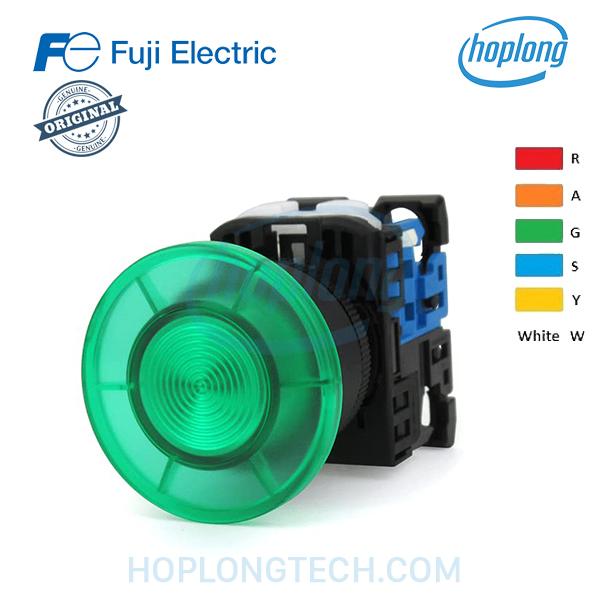 AR22M0L-01T4W Fuji - Phi 22 - Trắng - Nhấn giữ - 400-440VAC